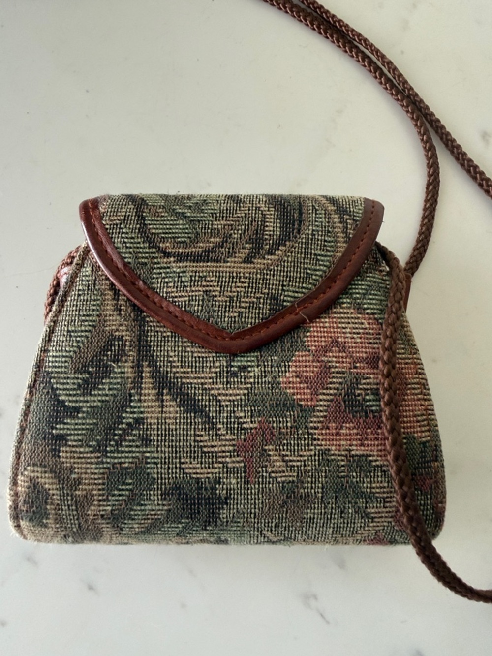 Rolfs Mini Bag Leather Tapestry
